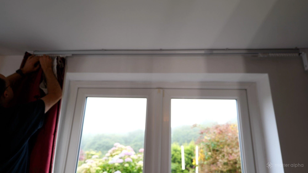 Putting curtains on zenismart curtain track Putting curtains on zenismart curtain track