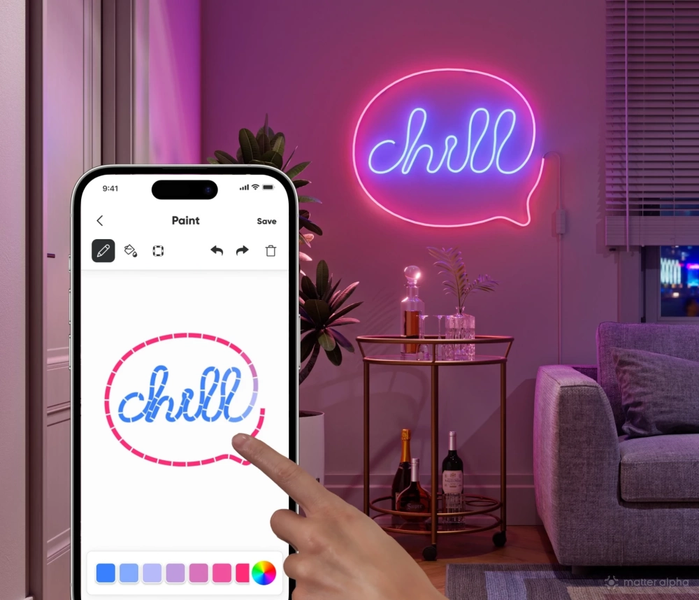 Rope light features inner a desktop 2x