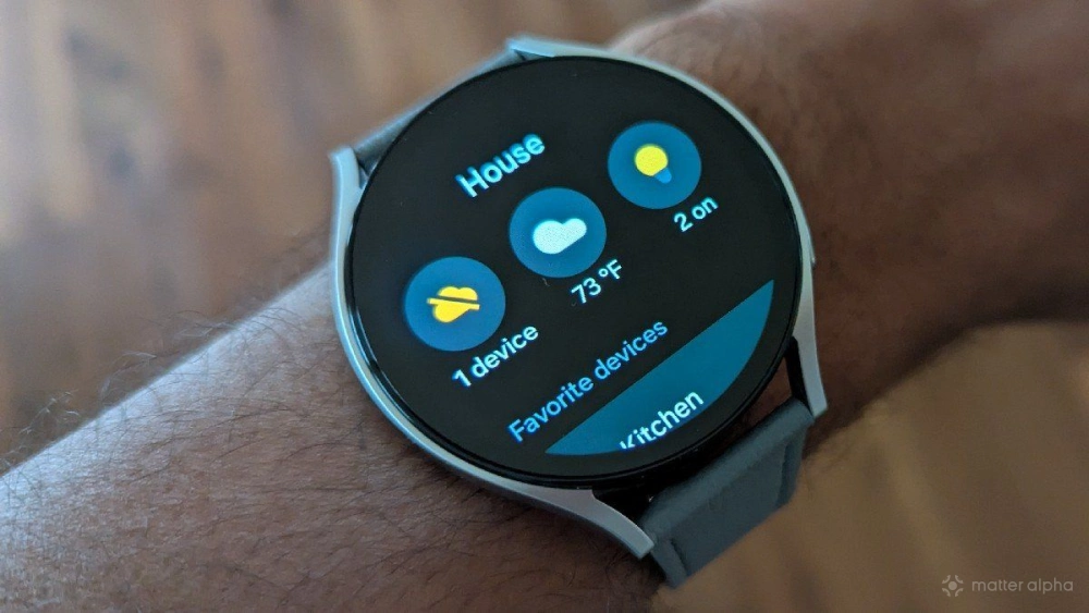 Samsung smartthings showing information on a galaxy watch 6 Samsung smartthings showing information on a galaxy watch 6