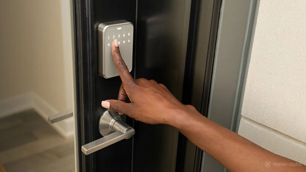 Schlage sense pro smart deadbolt keypad lifestyle
