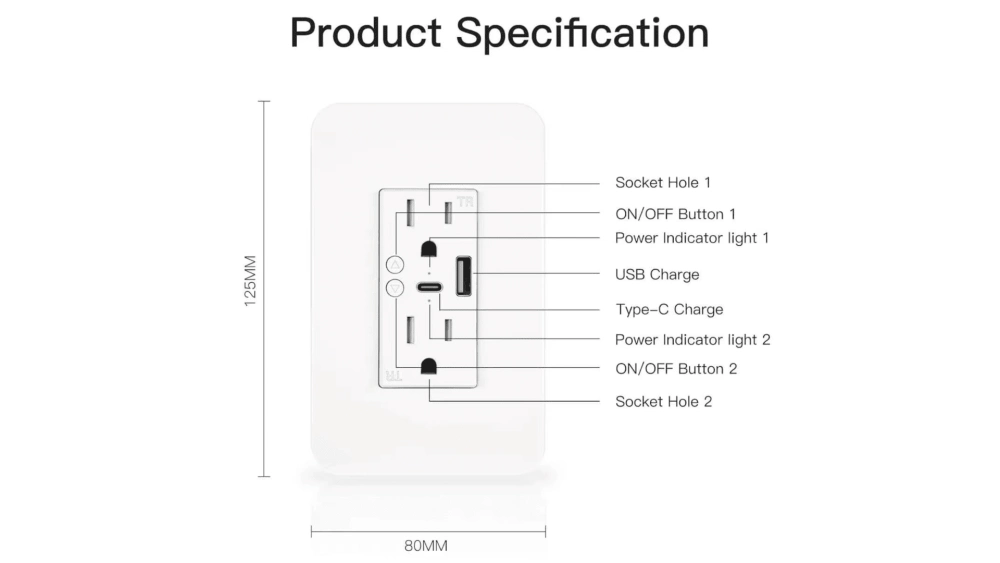 Smartsetup outlet na specs Smartsetup outlet na specs