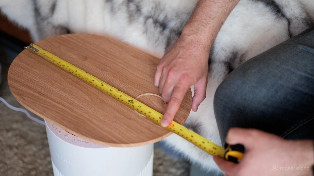 Switchbot air purifier table review size