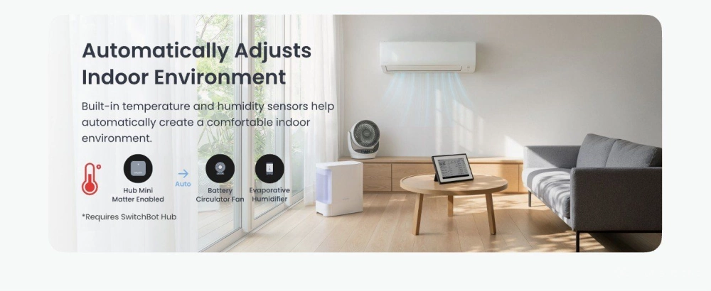 SwitchBot E-Ink Weather Station automations SwitchBot E-Ink Weather Station automations