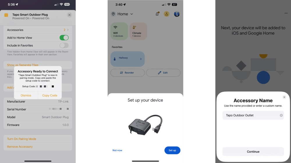 Tapo outdoo smart plug review google home pairing