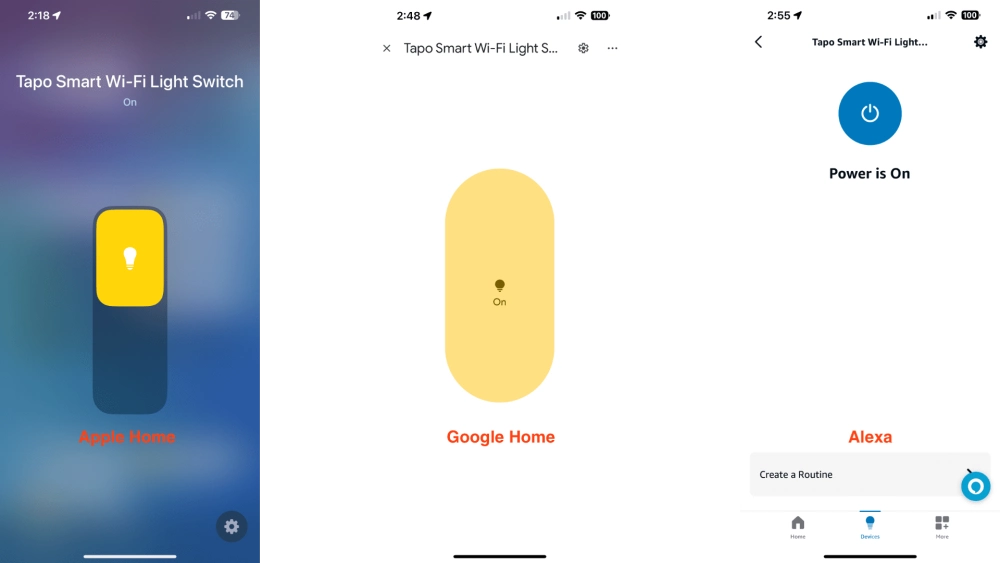 Tapo s505 smart wifi light switch review matter controls