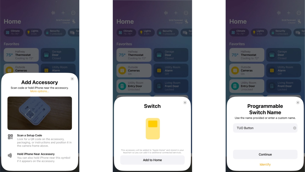 Tuo smart button review apple home pairing