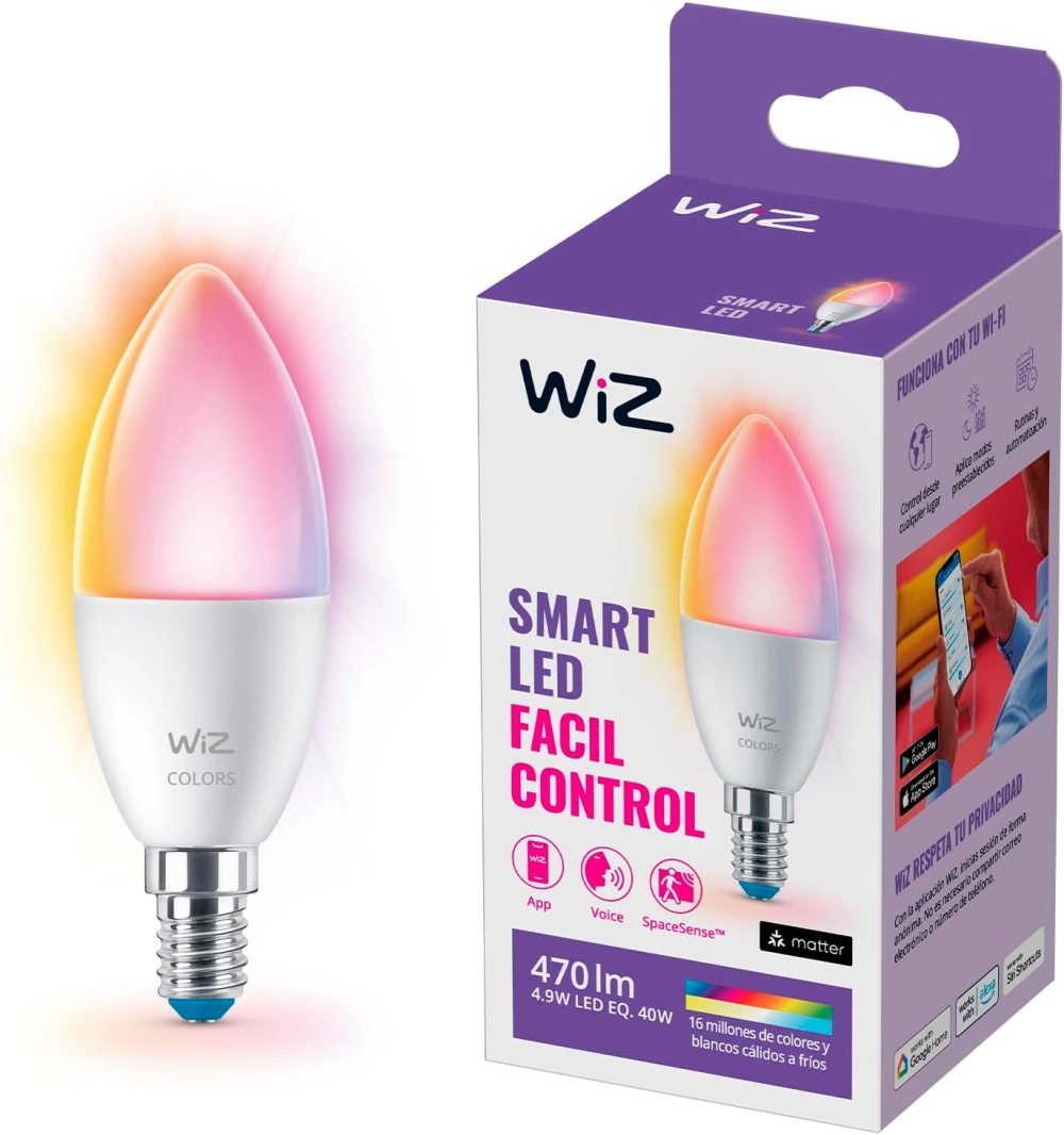 Wiz connected b12 color smart candle bulb Wiz connected b12 color smart candle bulb