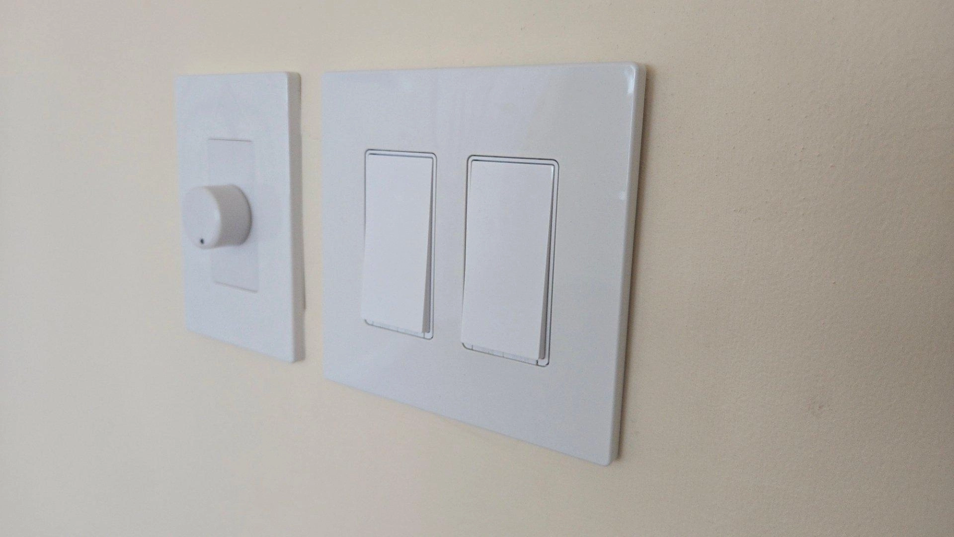 A 2 gang tapo light switch setup