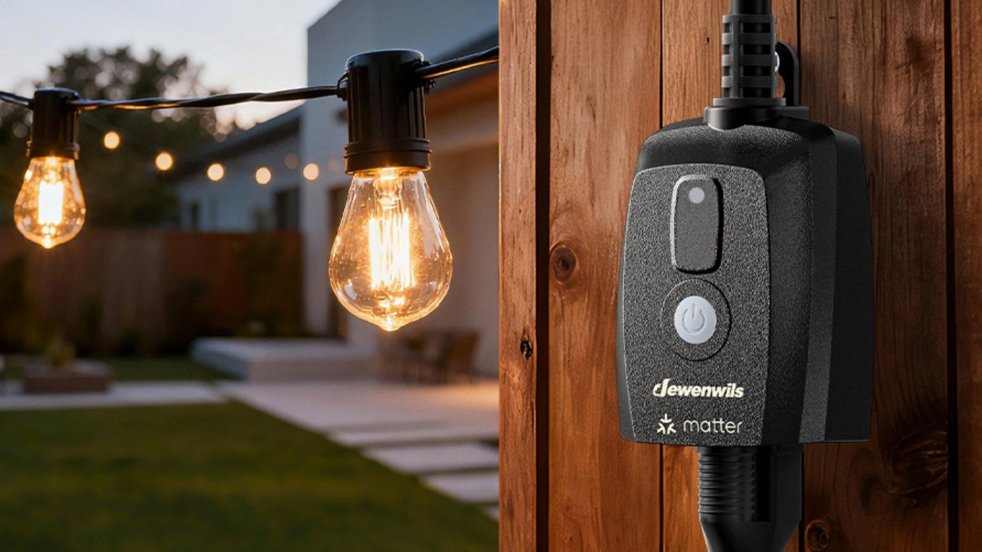 Dewenwils wifi matter smart outdoor dimmer plug featured