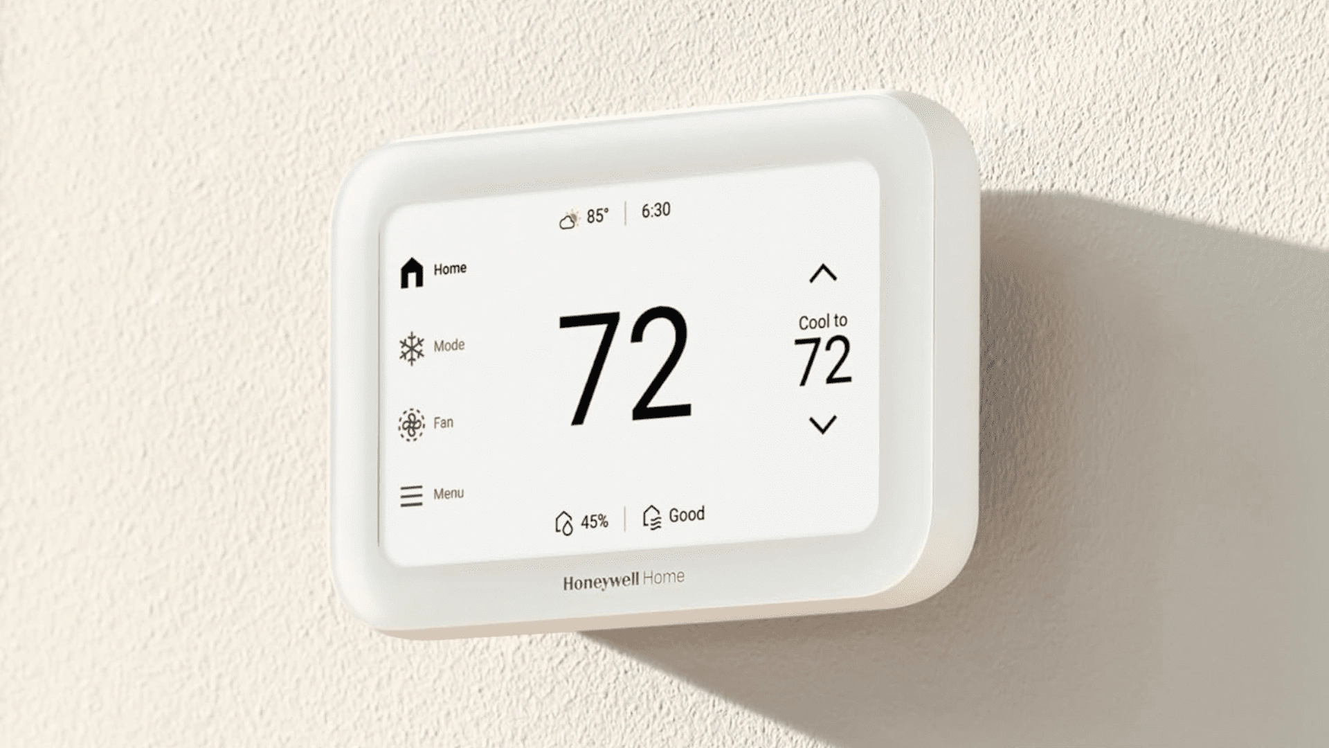Honeywell home x86 smart thermostat wall lifestyle