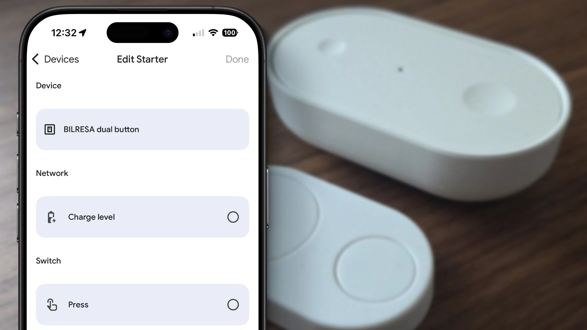 How to use buttons with google home
