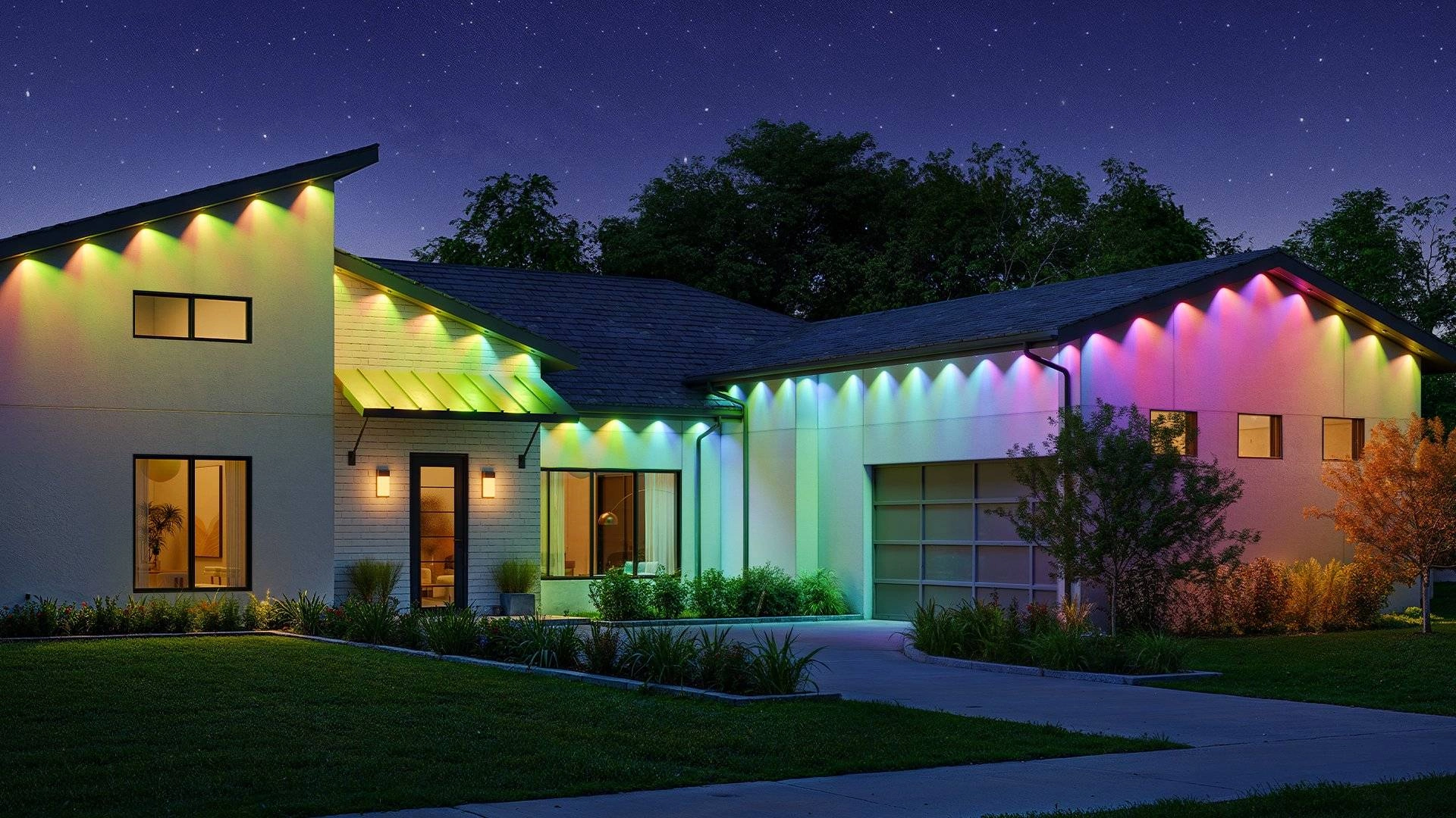 Permanent outdoor lights prism 03