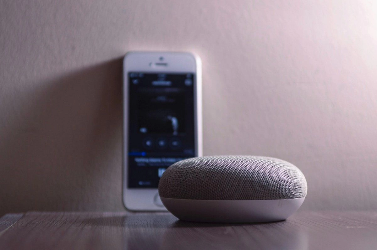 Smart speaker and iPhone