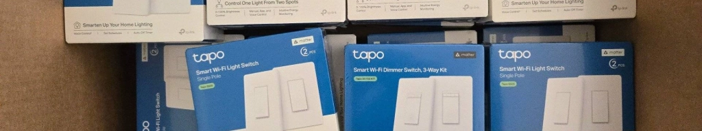A box of tapo tp link smart waitches