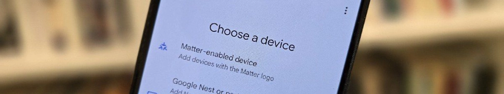 Adding a device in google home on a pixel 6