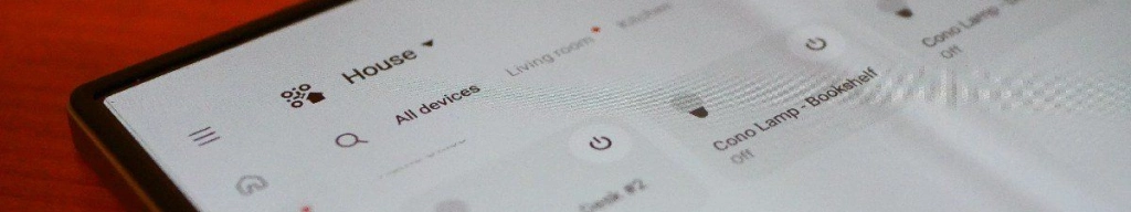 Close up of samsung smartthings on a samsung galaxy z fold 6