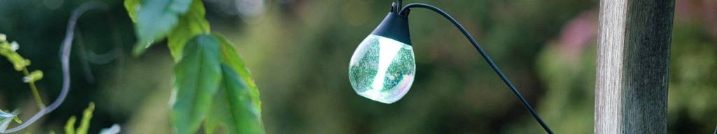 Govee outdoor clear bulb string lights daytime use