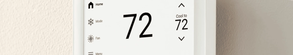 Honeywell home x86 smart thermostat wall lifestyle