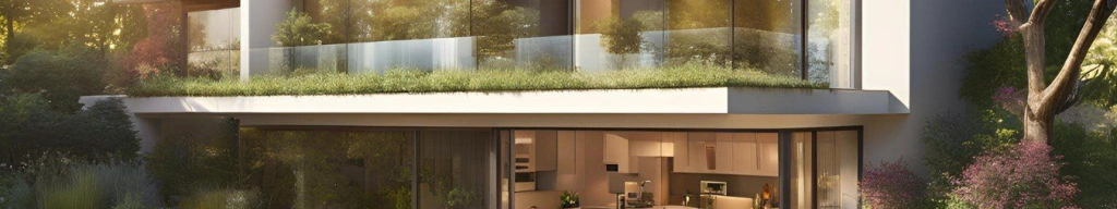 Illustration of an energy-efficient smart home