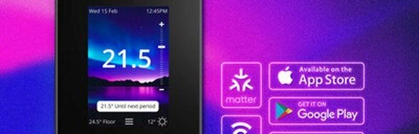 Ma warmup matter thermostat The 7iE Smart Matter WiFi Thermostat by Warmup