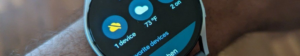 Samsung smartthings on a galaxy watch 6