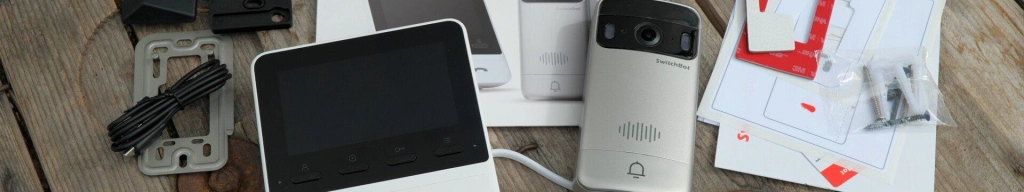 Switchbot video doorbell box contents