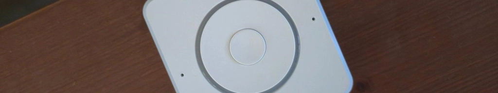 Top down view of a home assistant voice preview edition