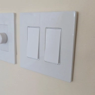 A 2 gang tapo light switch setup