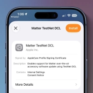 Apple home matter testnet dcl profile featured
