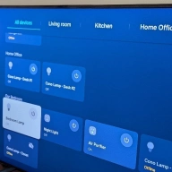 Devices listed in samsung smartthings on a frame tv