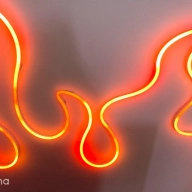 Govee neon rope light red orange flame featured