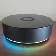 Homey pro with led ring flowing rainbow colors