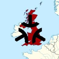 UK map with Matter logo overlaid