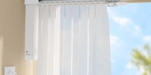Zemismart Telescoping Retractable Smart Curtain