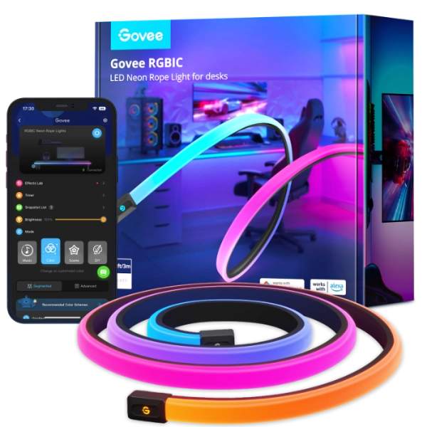 Govee RGBIC Neon Rope Light for Desks