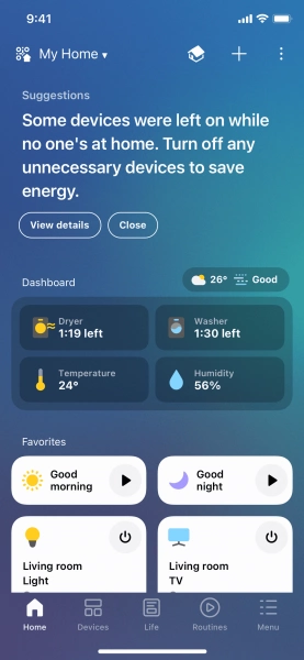 SmartThings Application (iOS)