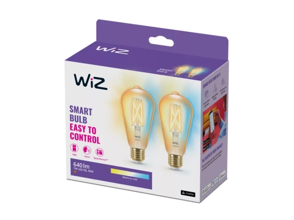 WiZ ST64 Filament 50W E27 Amber