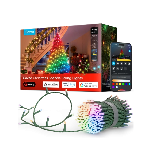 Govee Christmas Sparkle Lights (66ft)