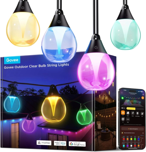 Govee Outdoor Clear Bulb String Lights