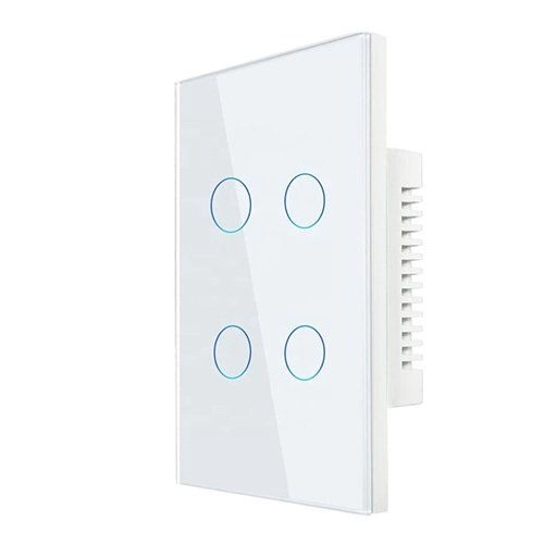 Matter Over Thread Certified Four Gang Wall Switch MS0Q