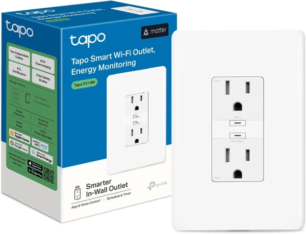 Tapo Smart Wi-Fi In-wall Outlet