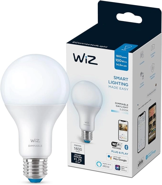 WiZ A21 Daylight 100W Smart Bulb