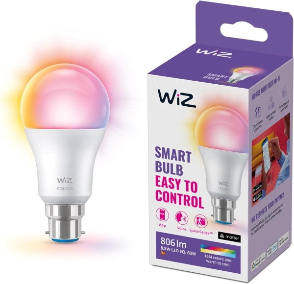 WiZ A60 B22 Color Smart Bulb