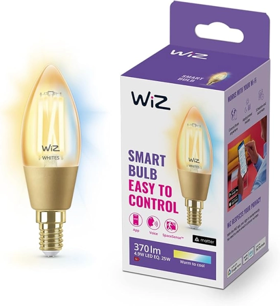 WiZ Candle Filament Amber C35 E14