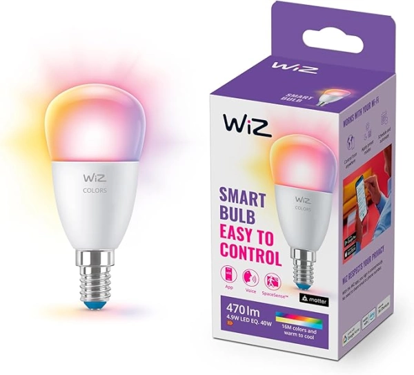 WiZ P45 E27 40W Color Smart Bullb