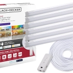 BLACK+DECKER Professional Push Wire® Matter Certified Smart Under Cabinet Lighting Kit