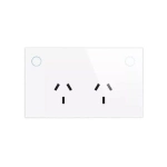 Matter Over Thread Certified Two Gang Wall Power Outlet MS0QP
