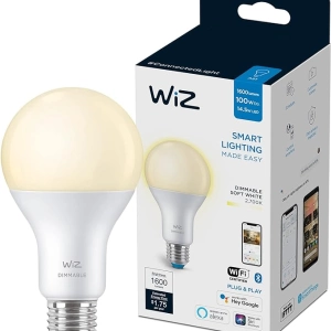 WiZ A21 Soft White 100W Smart Bulb