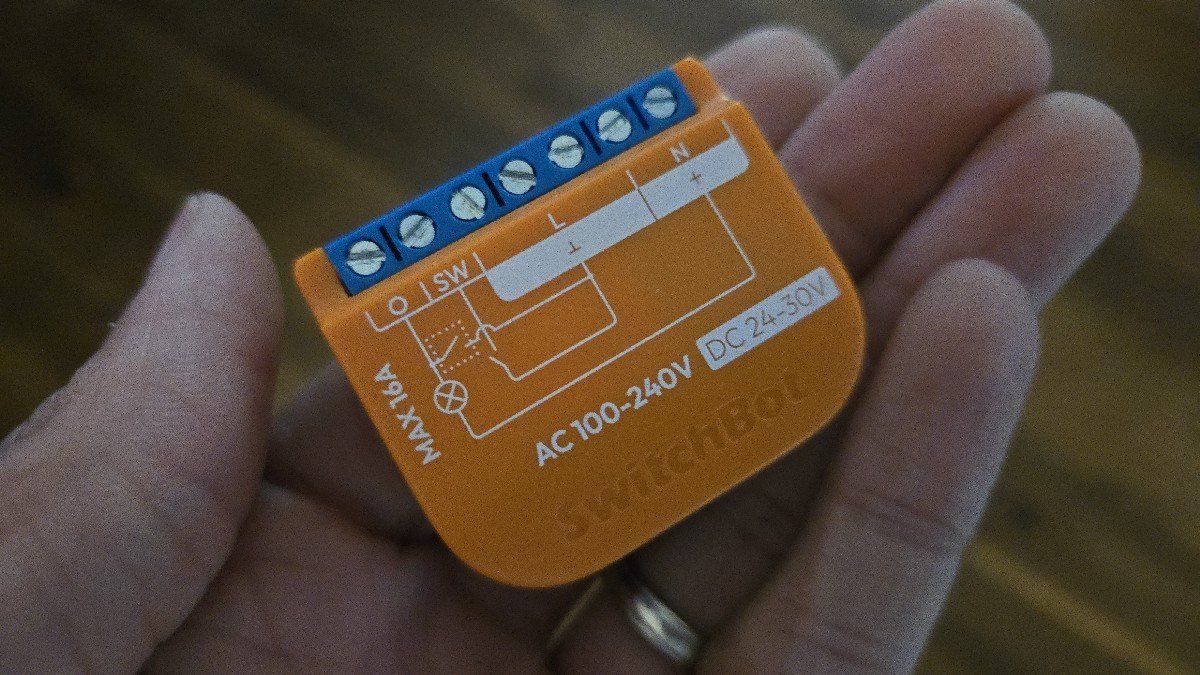 A switchbot relay switch 1pm