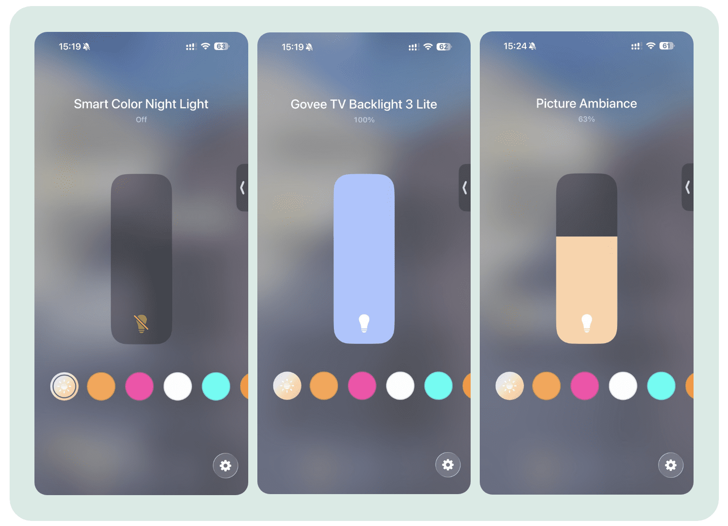 Adaptive lighting